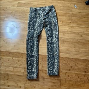 Leopard Print MNML Spandex pants.